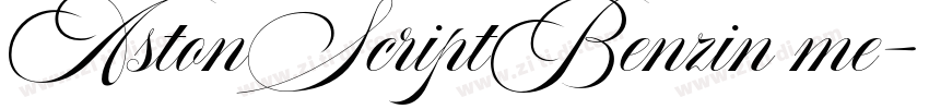 AstonScriptBenzin me字体转换